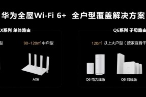全屋WiFi新选择，华为路由 Q6、AX6正式发布