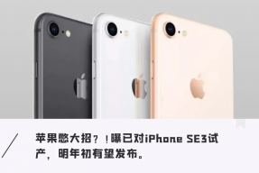 苹果或将于明年发布iPhone SE3！5G网络+A15处理器，售价或3K起